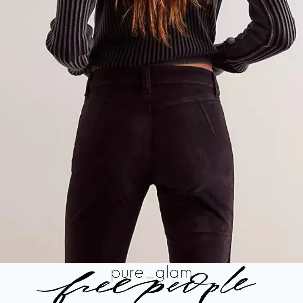 Free People corduroy pants cropped